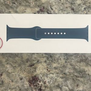 41MM Navy Blue Apple Watch Silicone Band